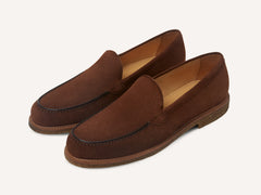 Antibes Loafers in Criollo Brown Luxe Suede