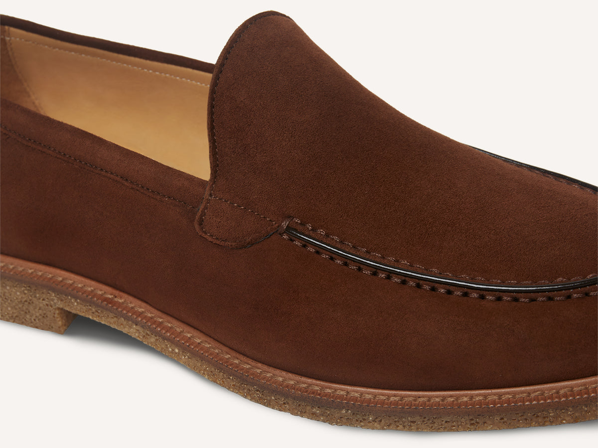 Antibes Loafers in Criollo Brown Luxe Suede
