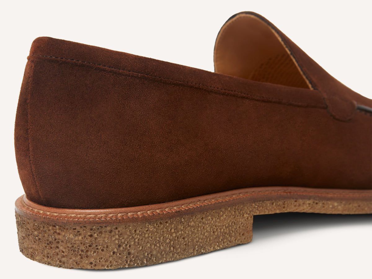Antibes Loafers in Criollo Brown Luxe Suede