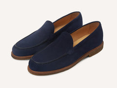 Antibes Loafers in Marina Navy Luxe Suede