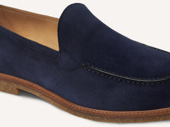 Antibes Loafers in Marina Navy Luxe Suede