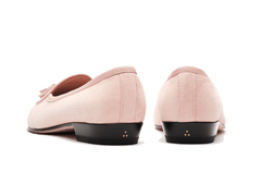 Sagan Classic Tassel Loafers in Soft Pink Asteria Suede