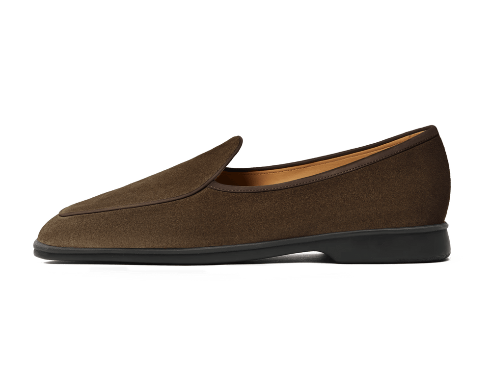 Stride Loafers in Northern Green Glove Suede Dark Sole
