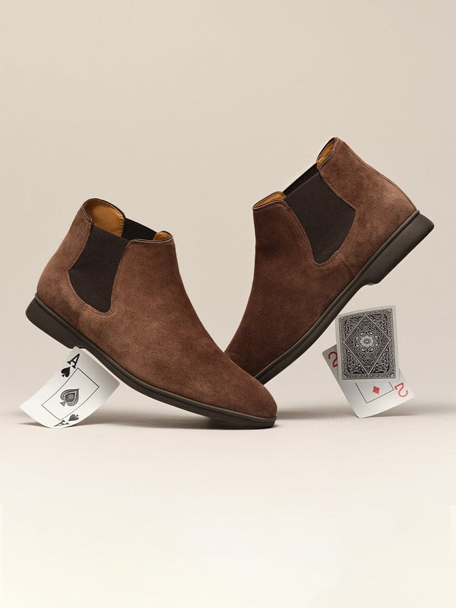 Women's Loafers Classic Plain in Albâtre Asteria Suede – Baudoin & Lange