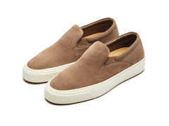 Beat Trainer in Boston Taupe Suede Natural Sole