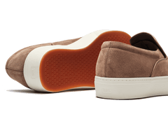 Beat Trainer in Boston Taupe Suede Natural Sole