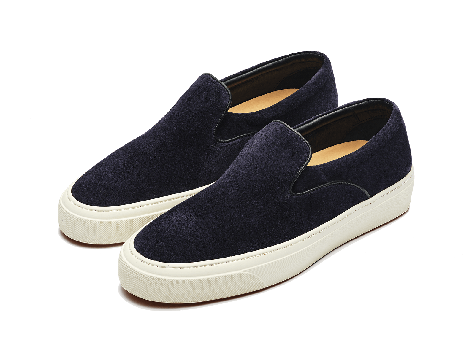 Beat Trainer in Midnight Navy Suede Natural Sole