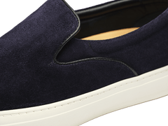 Beat Trainer in Midnight Navy Suede Natural Sole