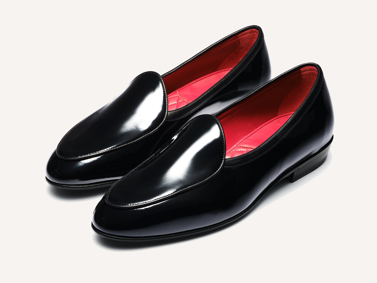 Sagan Red Carpet in Black Soft Patent