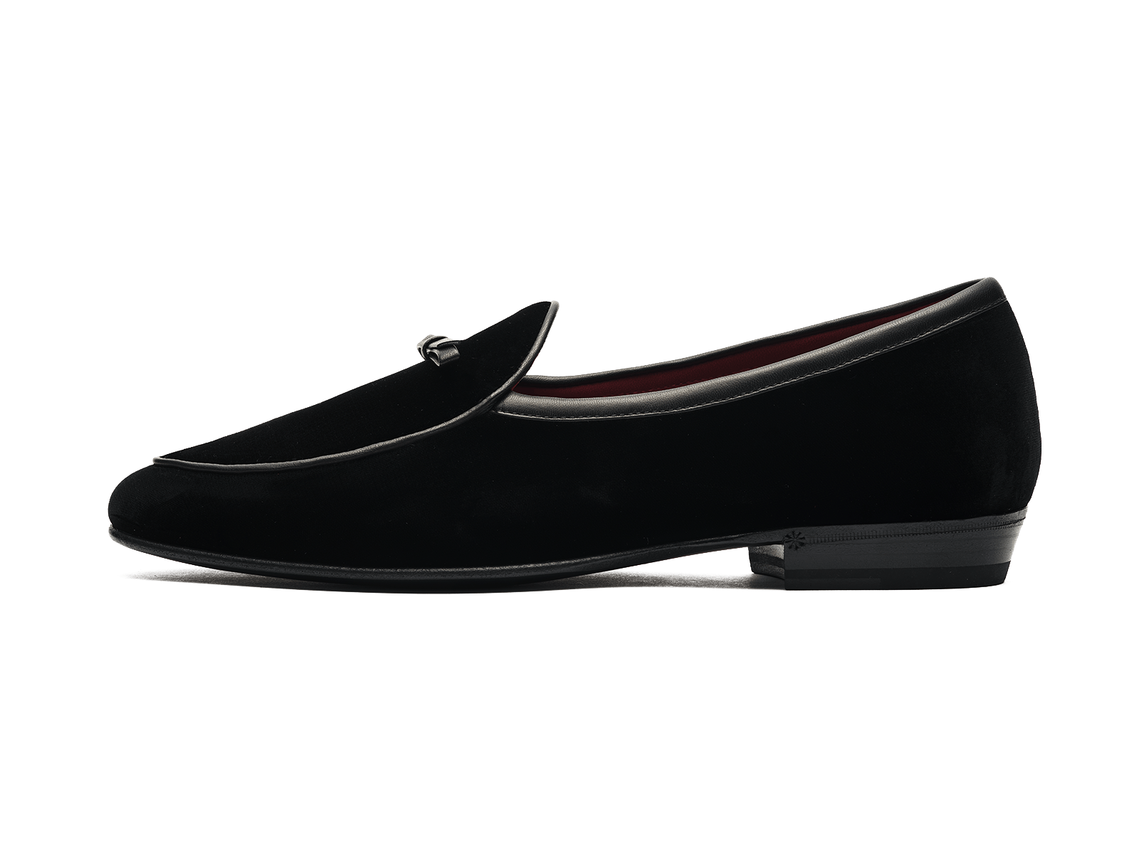 Men's Sagan Classic Black Tie Loafers - Baudoin & Lange
