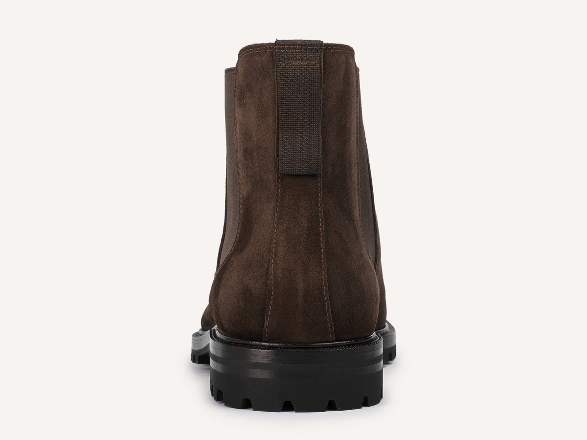 Ribot Boots in Dark Brown Shield Suede