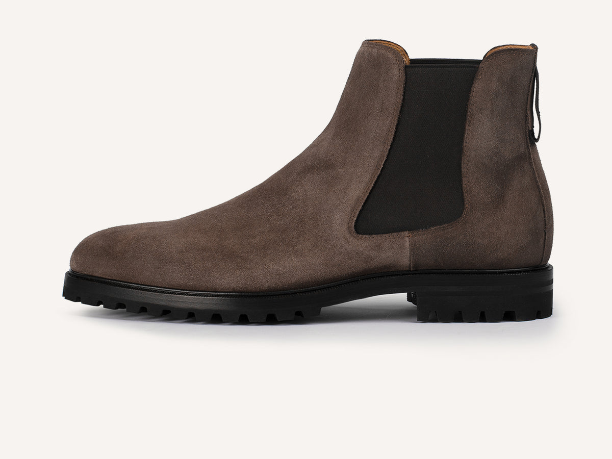 Ribot Boots in Deep Taupe Shield Suede