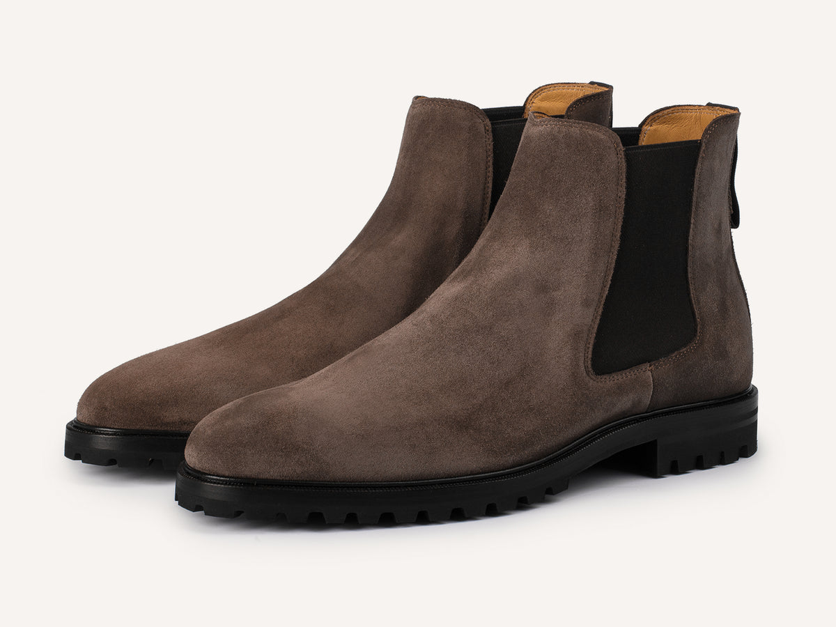 Ribot Boots in Deep Taupe Shield Suede