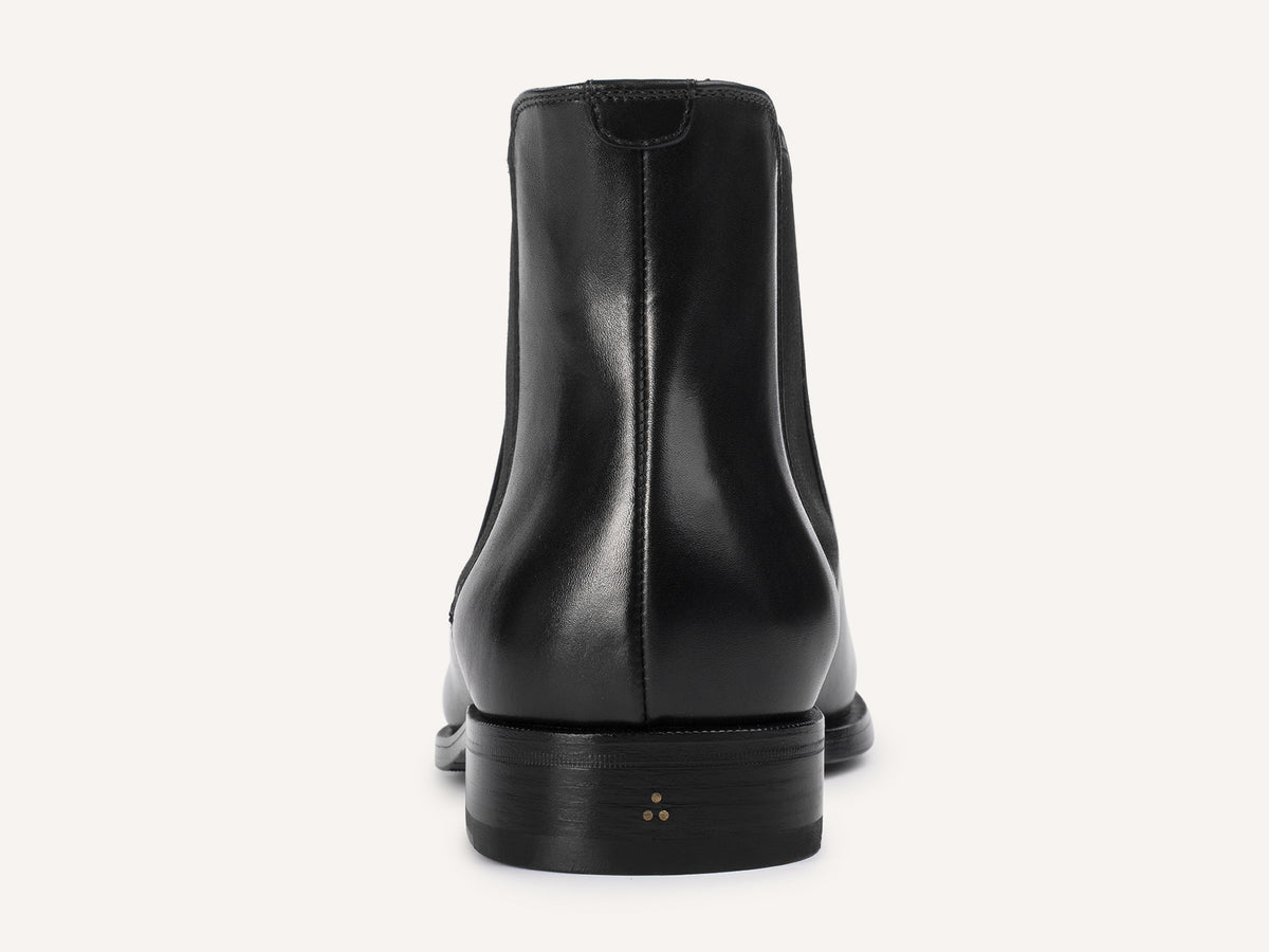 Wall Boots in Black Noble Calf