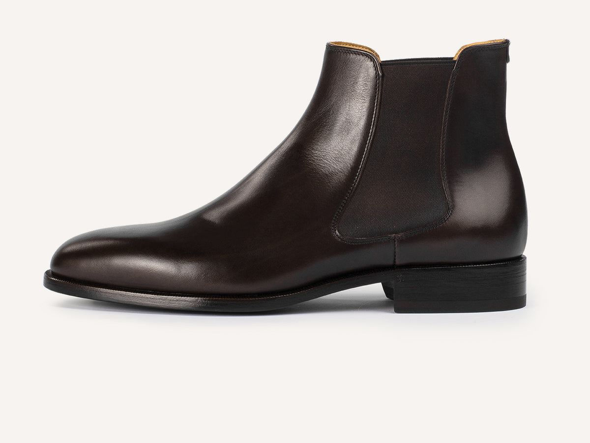 Wall Boots in Dark Brown Noble Calf