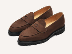 Pall Mall Loafers in Ebony Brown Nubuck