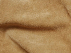 Stride Loafers in Caramel Glove Suede with Natural Sole