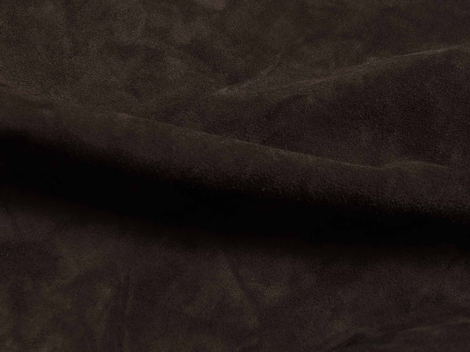 Stride Loafers in Dark Brown Glove Suede Natural Sole