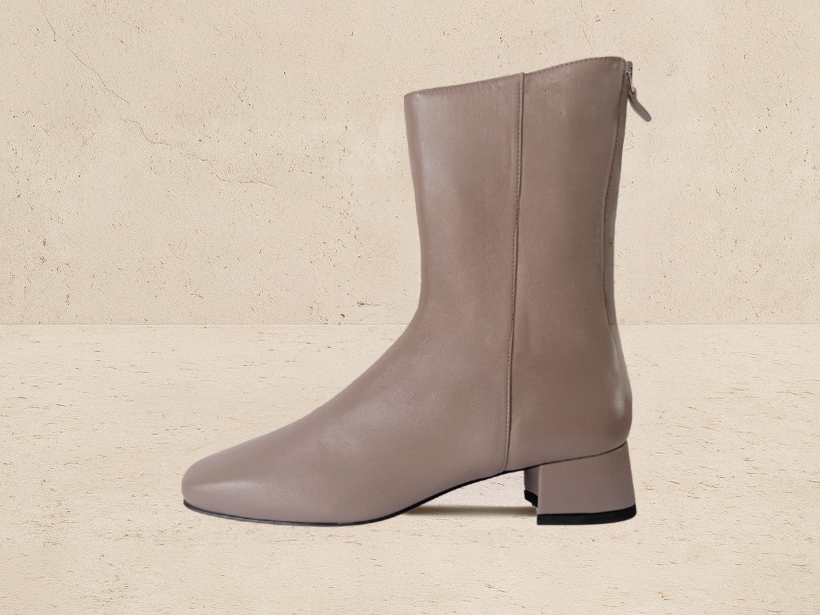Debbie Nappa Mink Killed Plain Upper No Stitching
