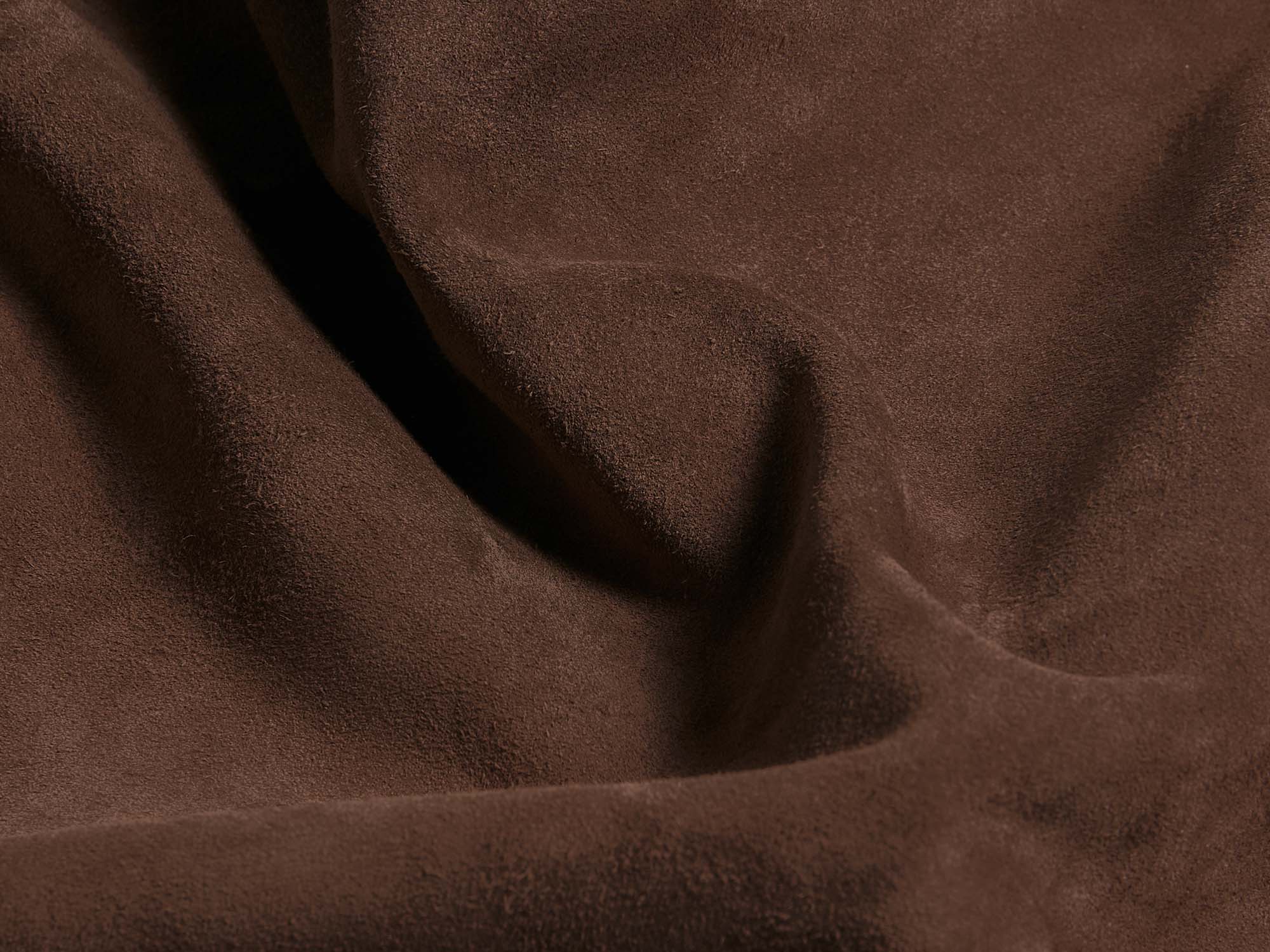 Stride Loafers in Deep Taupe Glove Suede Natural Sole