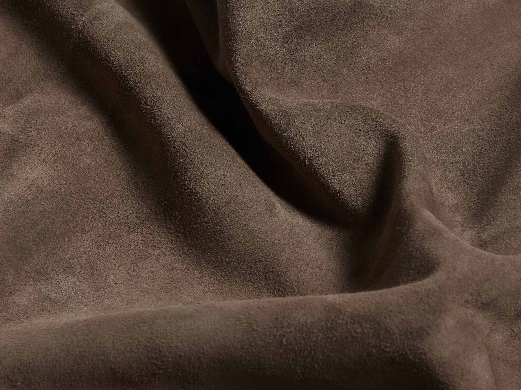 Stride Loafers in Fiji Taupe Glove Suede with Natural Sole