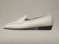 Sagan Classic Ginkgo in Blanc Casse Drape Calf