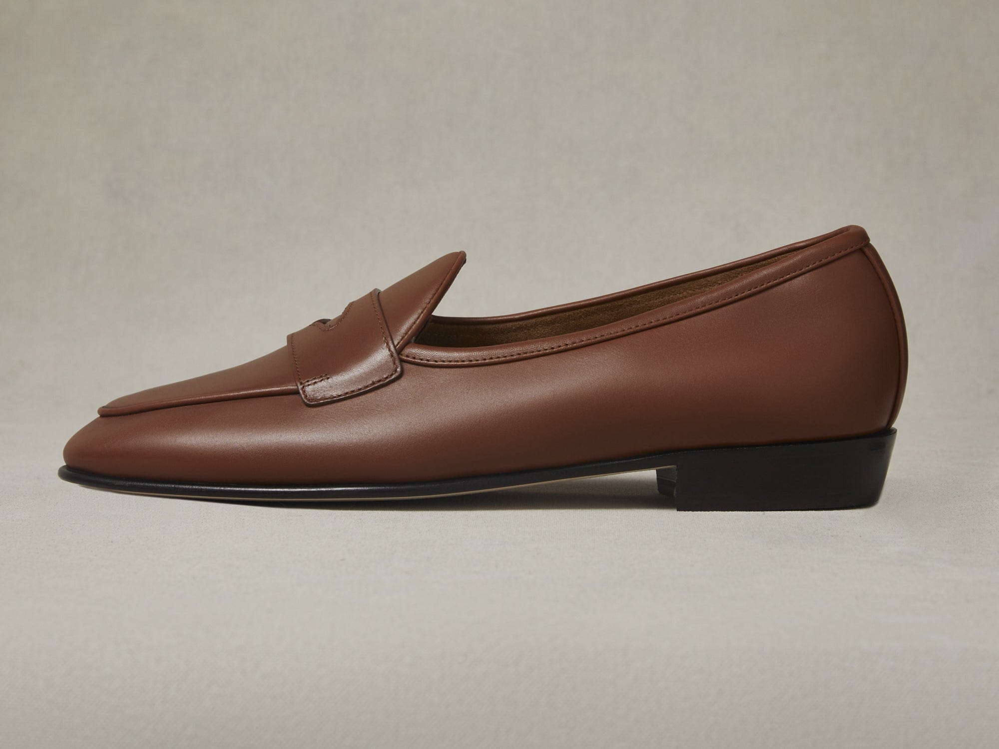 Sagan Classic Ginkgo Loafers in Tan Drape Calf – Baudoin & Lange