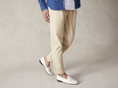 Sagan Classic Ginkgo in Blanc Casse Drape Calf