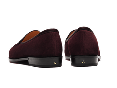 Grand Fleurus in Dark Burgundy Shield Suede