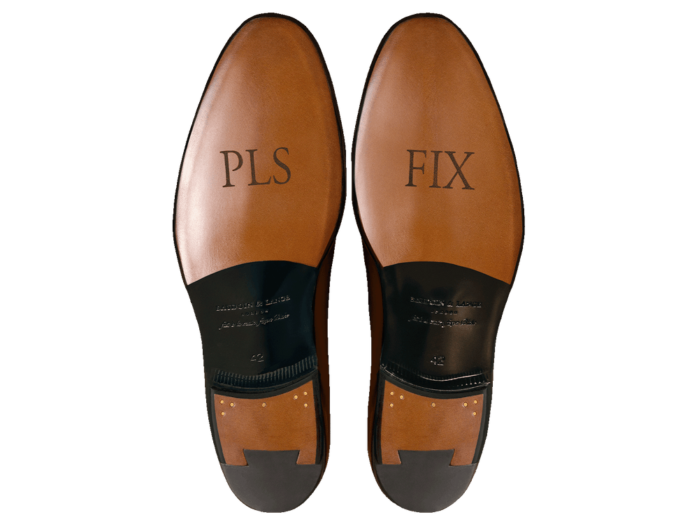 B&L x Litquidity Grand Fleurus Penny Loafers in Dark Brown Noble Calf