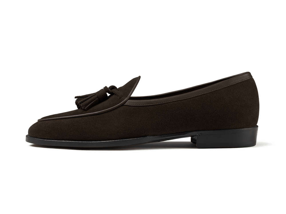 Seine in Dark Brown Noble Suede