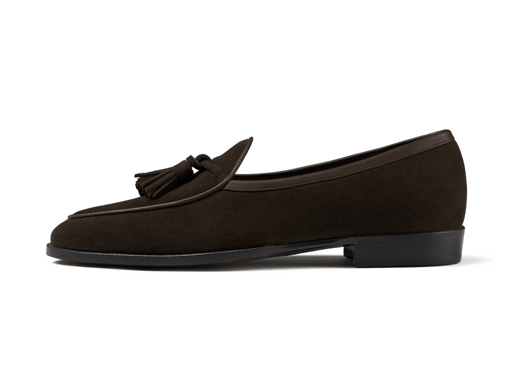 Seine in Dark Brown Noble Suede