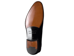 Hopper Buckle Boot in Black Shield Suede