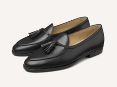 Grand Conti Tassel Loafers in Black Noble Calf