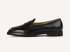 Grand Varenne Loafers in Black Shield Calf