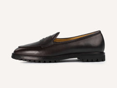 Grand Varenne Loafers in Dark Brown Shield Calf