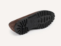 Grand Varenne Loafers in Dark Brown Shield Suede