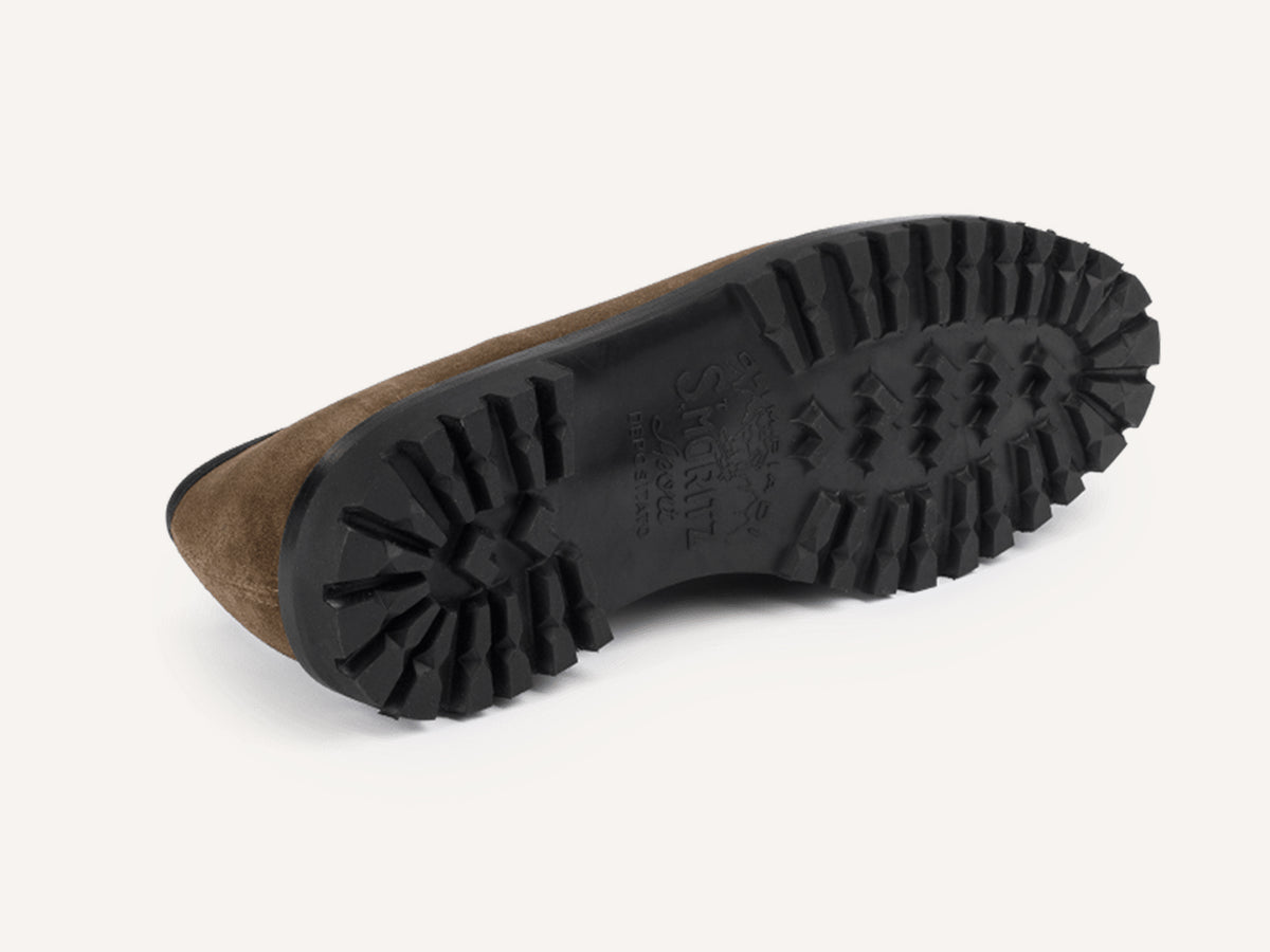 Grand Varenne Loafers in Northern Green Shield Suede