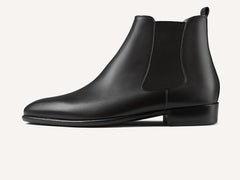 Hicks Chelsea Boots in Black Calf