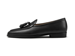Grand Conti Tassel Loafers in Black Noble Calf