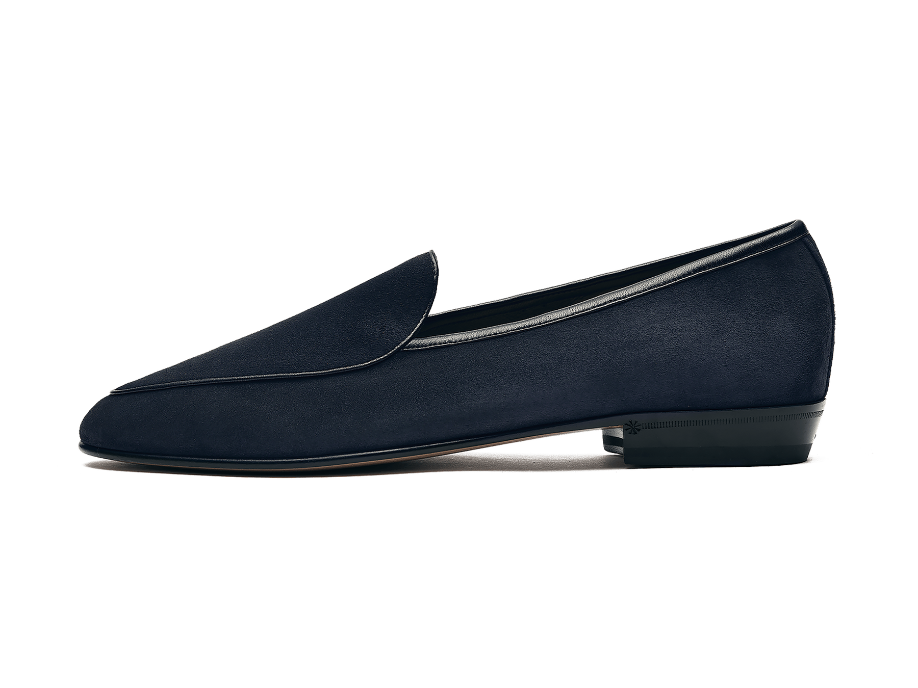 Sagan Classic Loafers in Midnight Navy Asteria Suede