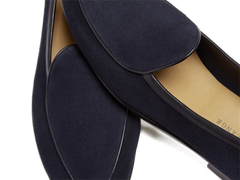 Sagan Classic Loafers in Midnight Navy Asteria Suede