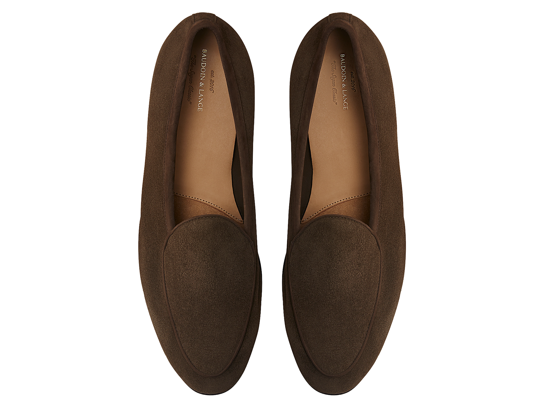 Sagan Classic Loafers in Olivine Green Asteria Suede