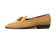 Sagan Classic Tassel Loafers in Sahara Asteria Suede