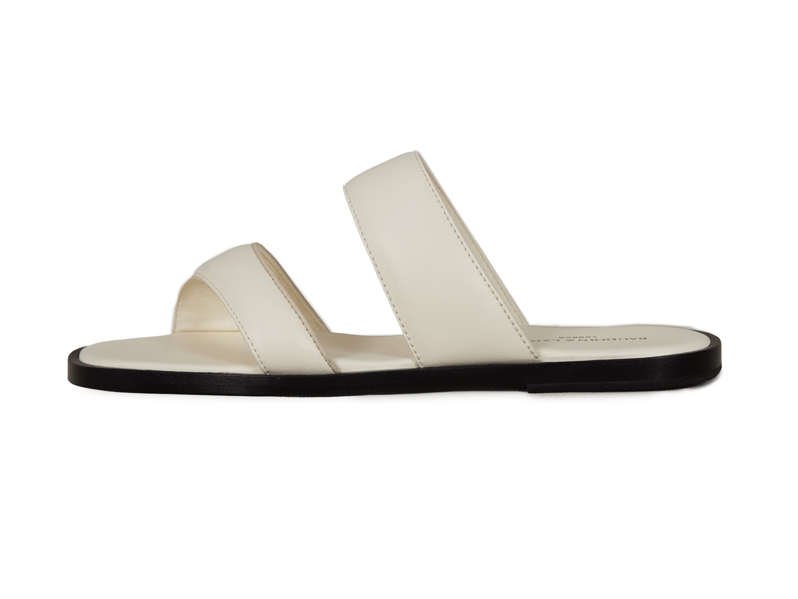 Plume Sandal in Blanc Cassè Nappa