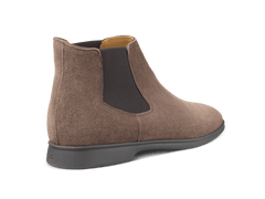 Rover Boots in Deep Taupe Glove Suede Dark Sole