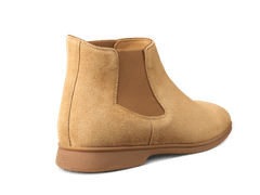Rover Boots in Clay Glove Suede Caramel Sole