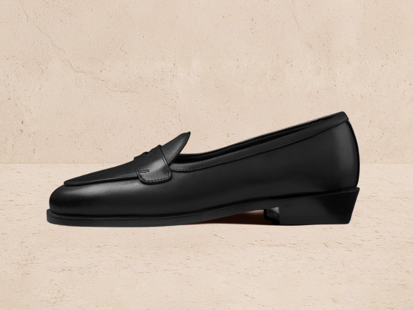 Ruth Loafer in Black Dream Calf