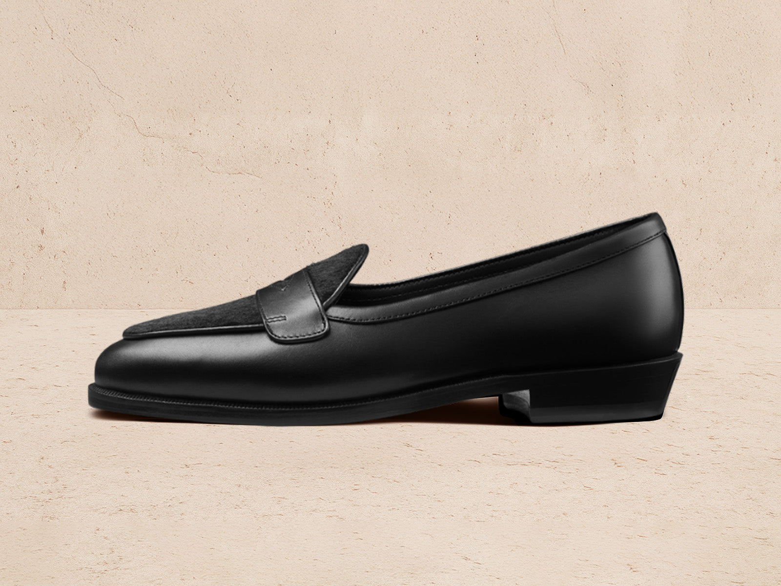 Ruth Black Calf Hair/Dream Calf Rubber Sole