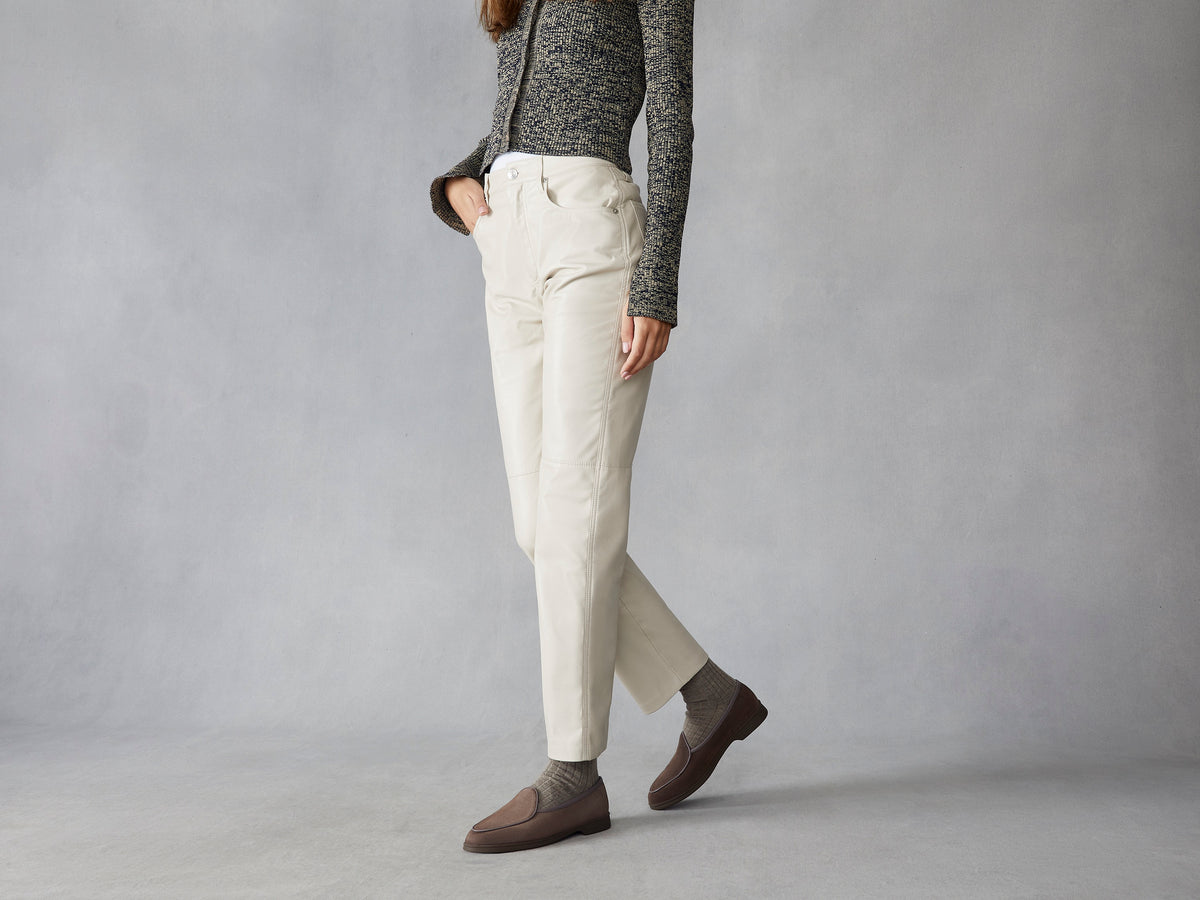 Stride Loafers in Deep Taupe Suede Dark Sole